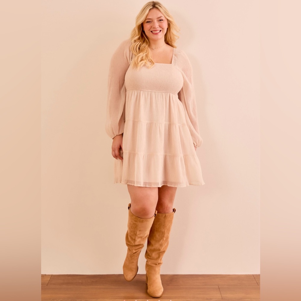 New Arula Logan Tiered Mini Dress